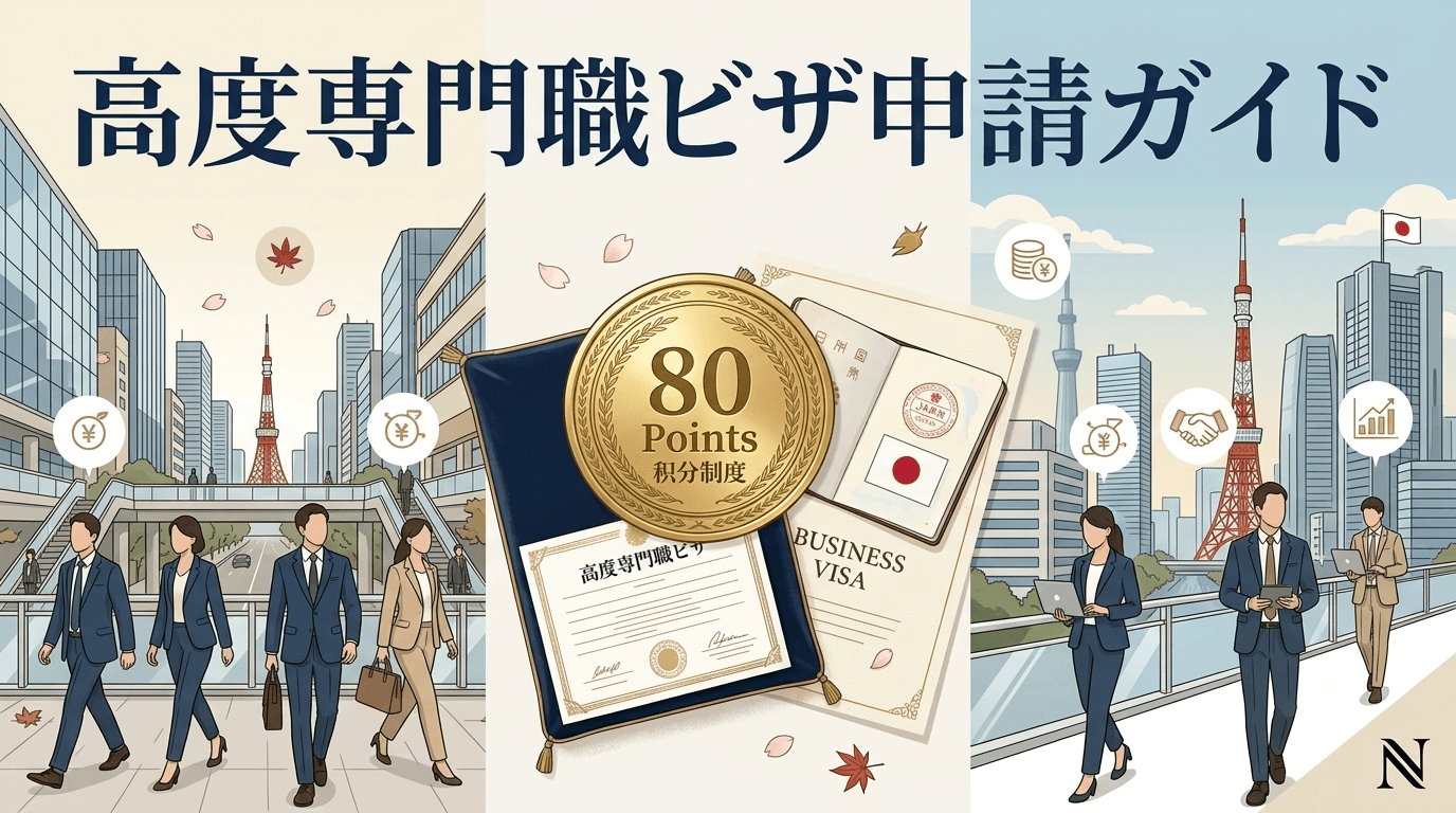 【申請ガイド】高度専門職ビザ｜申請条件・メリット・制度のご紹介